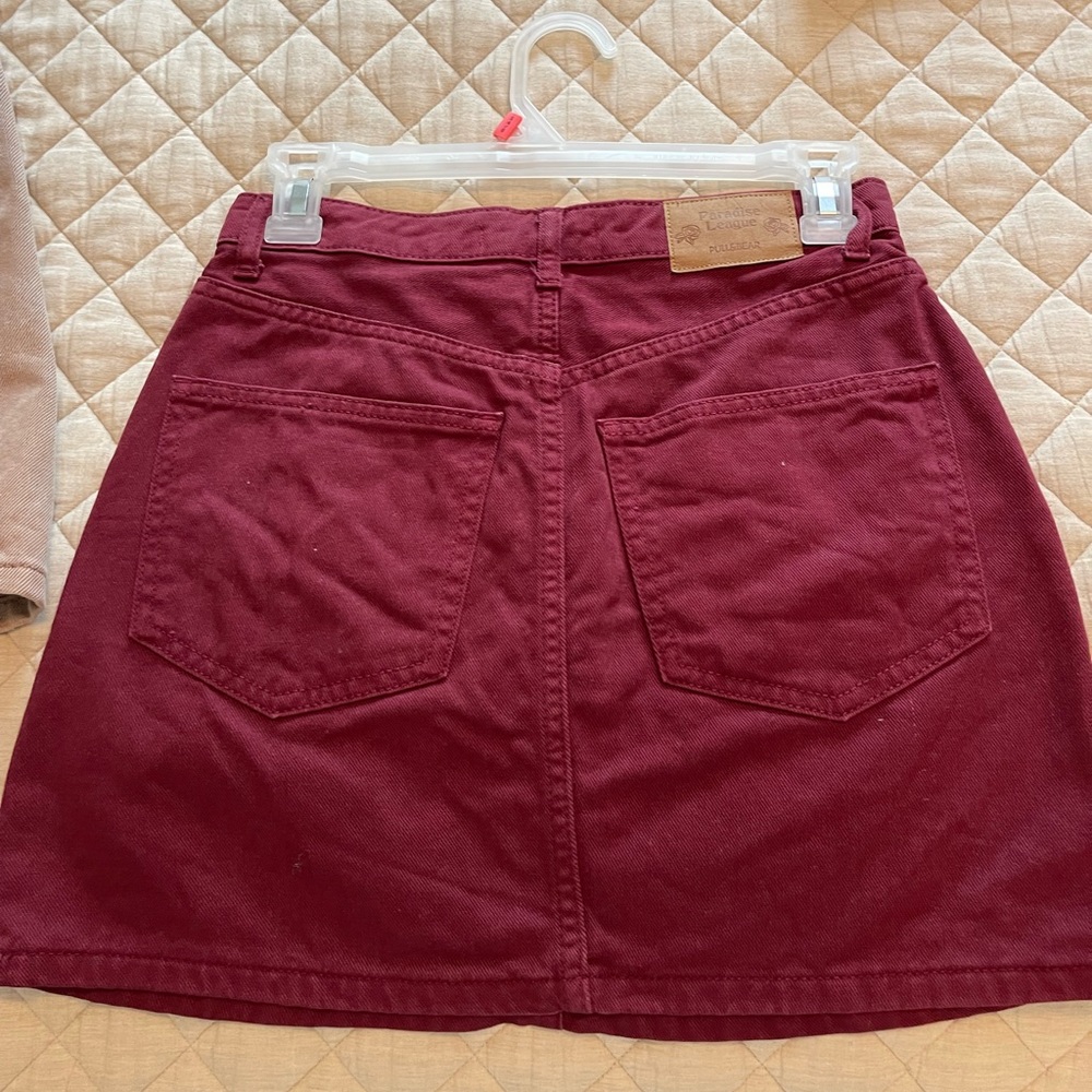 Maroon skirt from asos